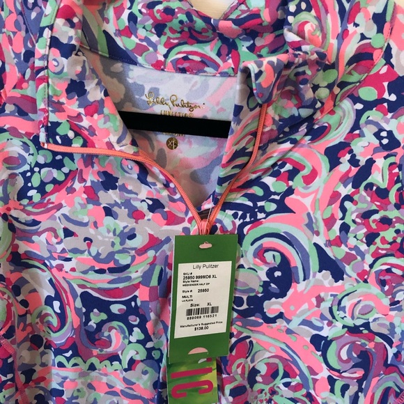 Lilly Pulitzer La Playa Luxletic Popover XL NWT - Picture 2 of 2